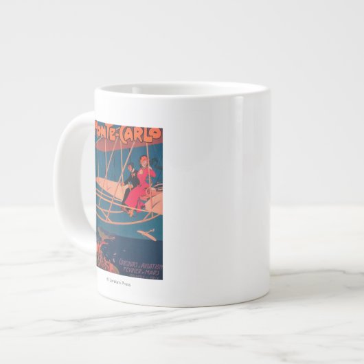 Tasse Géante Poster sportif de l'Aviation (Devant gauche)