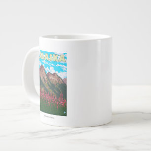 Tasse Géante Poster Vintage voyage des algues brulées