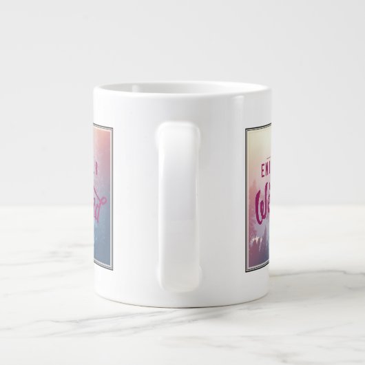 Tasse Géante Préparez pour le week-end (Dos)