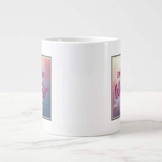 Tasse Géante Préparez pour le week-end (Devant)