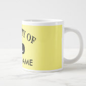 Tasse Géante Propriété de XXL Votre nom (Droite)