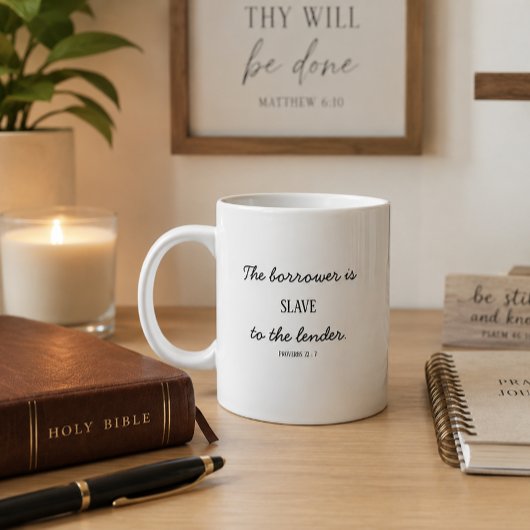 Tasse Géante Proverbes 22:7