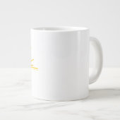 Tasse Géante Psaume de soleil jaune (Devant droit)