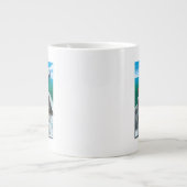 Tasse Géante Puffins & Cruise Ship - Wrangell (Alaska) (Devant)