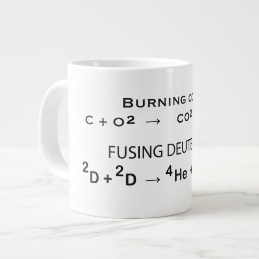 Tasse Géante Quand vous avez besoin d'énergie ... (Devant gauche)