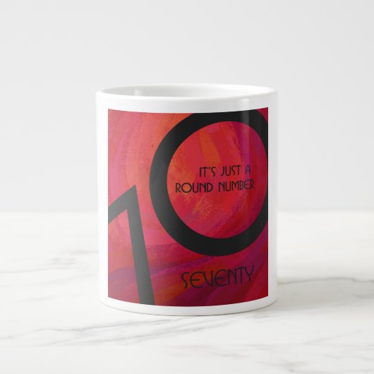 Tasse Géante Red 70 Dix Anniversaire (Devant)