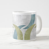 Tasse Géante Répétition géométrique III (Devant droit)