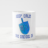 Tasse Géante Restez calme et rêvez en route (Devant)