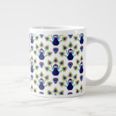 Tasse Géante rétro paon exotique de l'Inde (Droite)