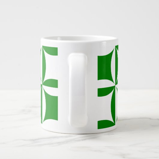 Tasse Géante Roboter Peter pour payer Motif vert Pual (Dos)