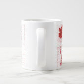 Tasse Géante Rose rouge (Dos)