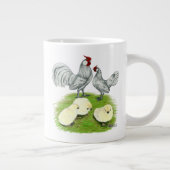 Tasse Géante Rosecomb Bantams et Chicks (Droite)