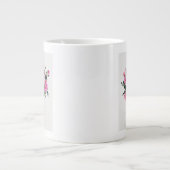 Tasse Géante Roses dans un pot en verre (Devant)