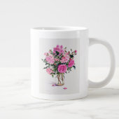 Tasse Géante Roses dans un pot en verre (Droite)