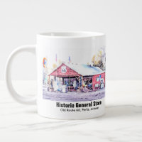 Route historique 66 Arizona General Store Aquarell