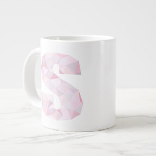 Tasse Géante S - Triangles à faible teneur en polis - gris viol