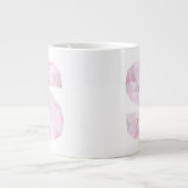 Tasse Géante S - Triangles à faible teneur en polis - gris viol (Devant)