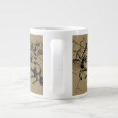 Tasse Géante Sagittarius Constellation Carte Engraving Hevelius (Dos)