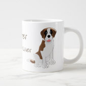 Tasse Géante Saint Bernard Design personnalisé (Droite)