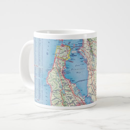Tasse Géante San Francisco et ses environs (Devant gauche)