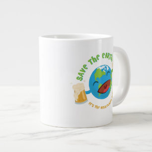 Tasse Géante Sauvez la Terre
