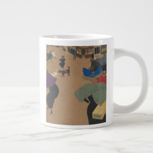 Tasse Géante Scène de rue à Paris