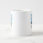 Tasse Géante Scène de traîneau à chiens - Curry, Alaska (Devant)