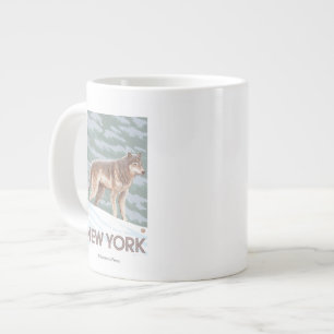 Tasse Géante Scène du loup de New York