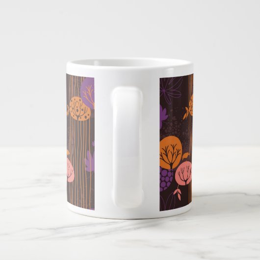 Tasse Géante Schéma floral 2 3 (Dos)