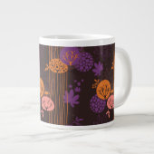 Tasse Géante Schéma floral 2 3 (Devant droit)