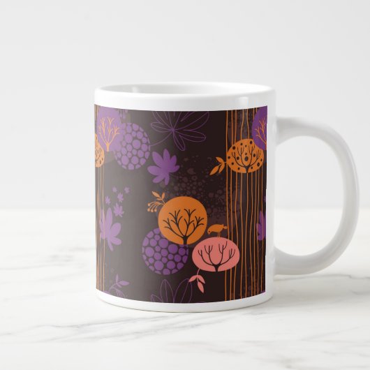 Tasse Géante Schéma floral 2 3 (Droite)