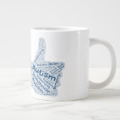 Tasse géante - Sensibilisation à l'autisme (Droite)