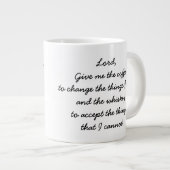 Tasse Géante Sérénité café et whisky avec logo (Devant droit)