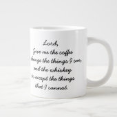 Tasse Géante Sérénité café et whisky avec logo (Droite)