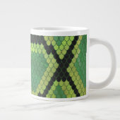 Tasse Géante Serpent noir et vert (Droite)