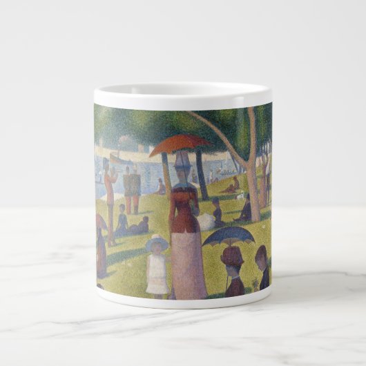 Tasse Géante Seurat dimanche après-midi île de La Grande Jatte (Devant)