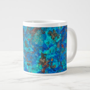 Tasse Géante Shattuckite à motif bleu