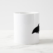 Tasse Géante Silhouette de dauphin (Devant)