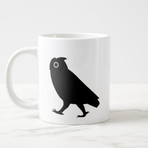 Tasse Géante Silhouettes de hibou marchant