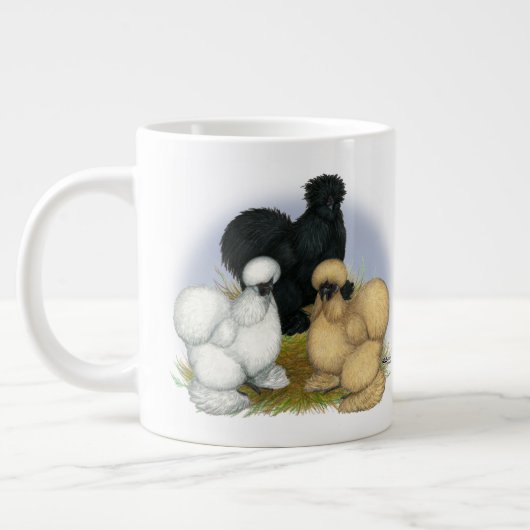 Tasse Géante Silkie Trio (Gauche)