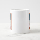 Tasse Géante Ski en saut - affiche de la promesse olympique PLM (Devant)