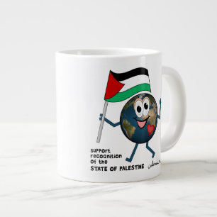 Tasse Géante Soutenir la reconnaissance mondiale de l'état de P