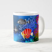 Tasse Géante Spécialité du poisson de Coral Reef du Pacifique (Devant droit)