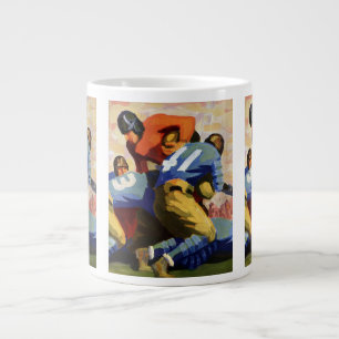 Tasse Géante Sports Anciens, Joueurs de Football dans un Match