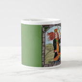 Tasse Géante St Dymphna, Patron Saint des Afflictions Mentales (Devant)