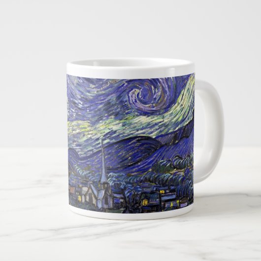 Tasse Géante Starry Night, Vincent Van Gogh. (Devant droit)