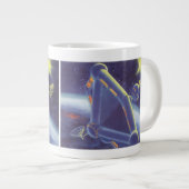 Tasse Géante Station spatiale orbitante de science-fiction vint (Devant droit)