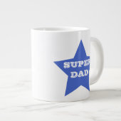 Tasse Géante SUPER DAD | Fête des pères Blue Star (Devant droit)