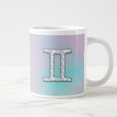 Tasse Géante Symbole zodiaque de Pearl Gemini (Droite)