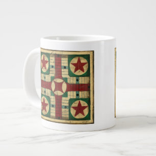 Tasse Géante Tableau de jeu Antique Parcheesi par Ethan Harper